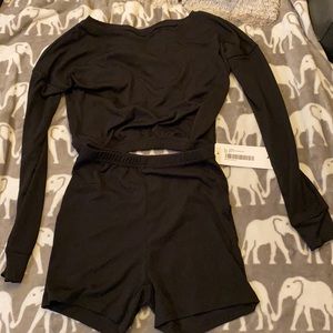 Black Two Piece Set